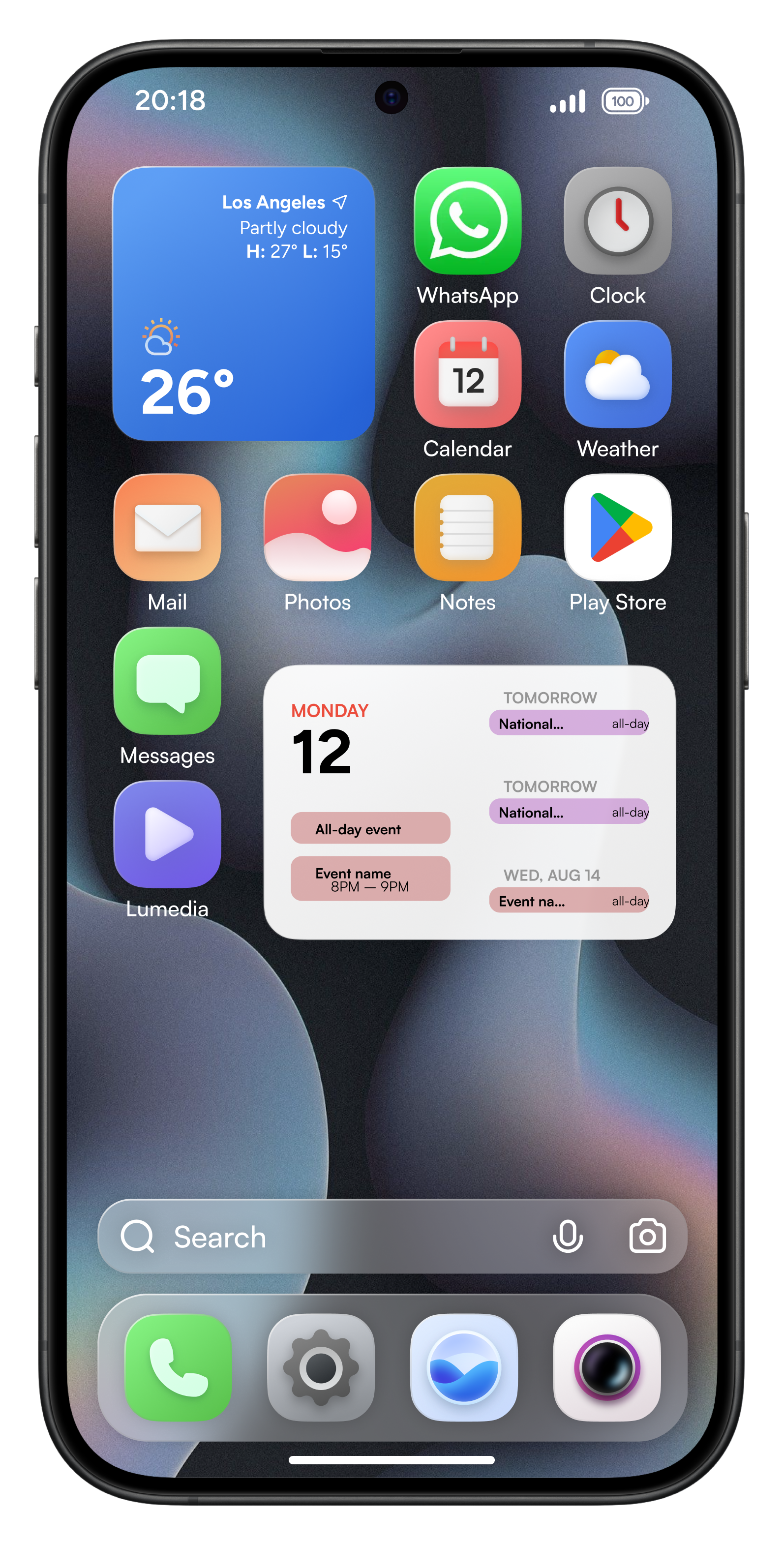 Luminate OS Mockup